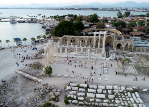 Athena Temple in Side Restored After Centuries